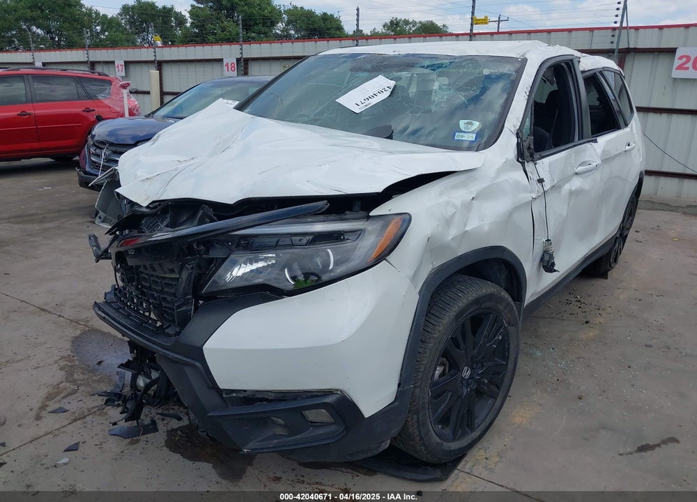 2021 HONDA PASSPORT VIN: 5FNYF7H27MB015442