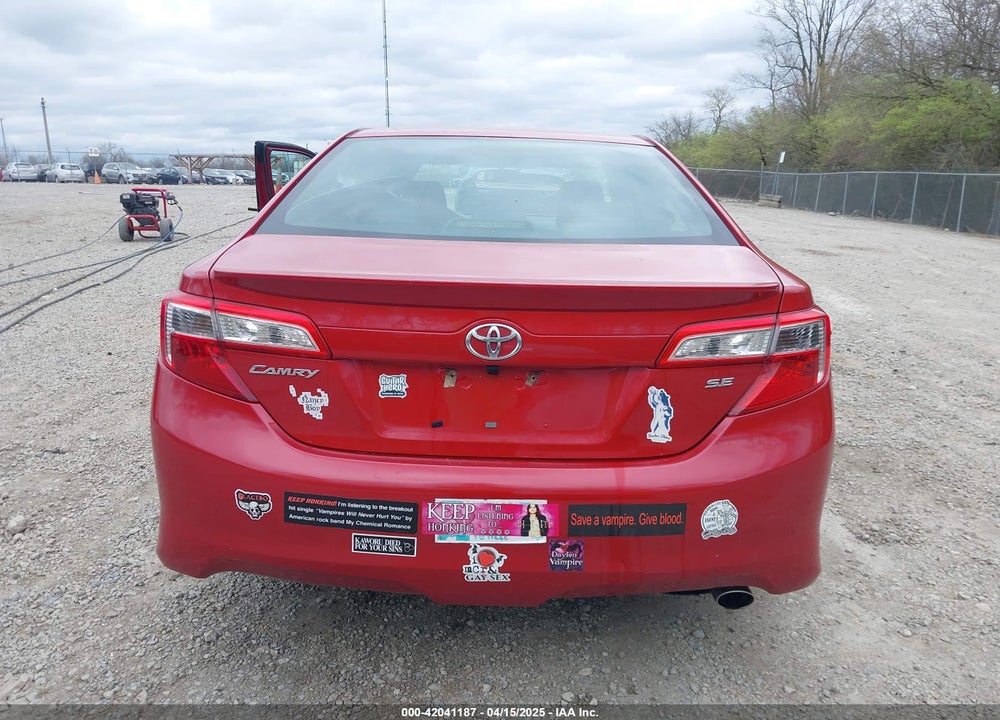 2012 TOYOTA CAMRY SE VIN: 4T1BF1FK8CU609710