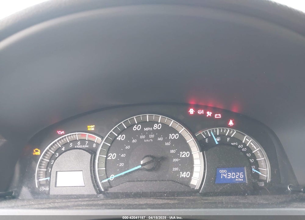 2012 TOYOTA CAMRY SE VIN: 4T1BF1FK8CU609710