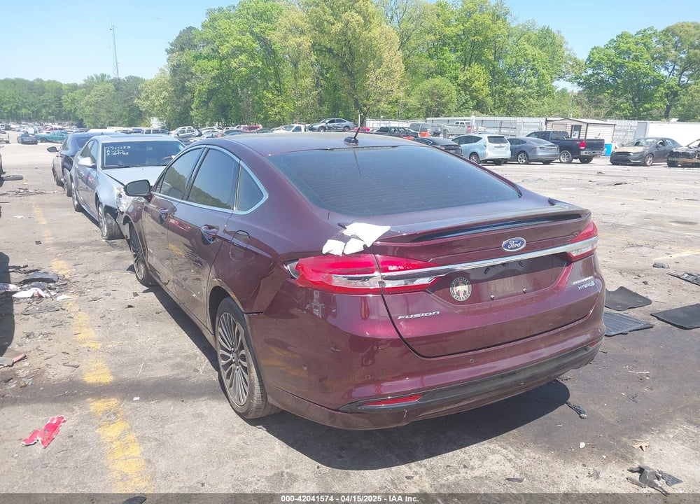 2017 FORD FUSION VIN: 3FA6P0RU8HR321040