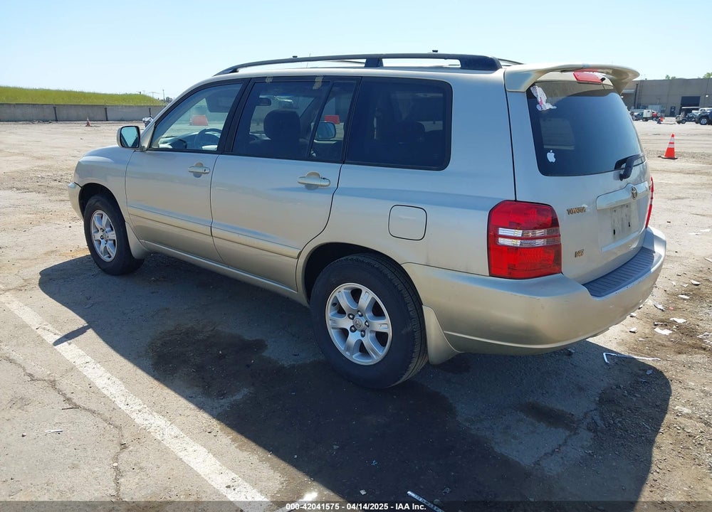 2002 TOYOTA HIGHLANDER V6 VIN: JTEGF21A020034499