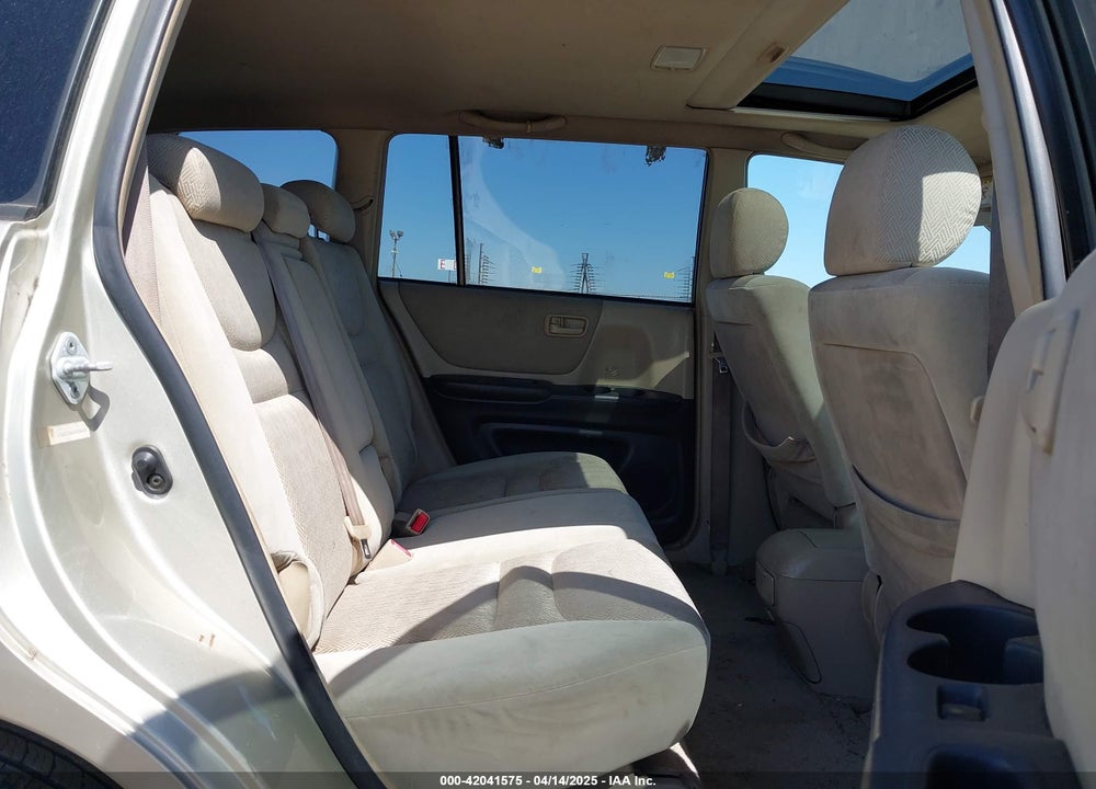 2002 TOYOTA HIGHLANDER V6 VIN: JTEGF21A020034499