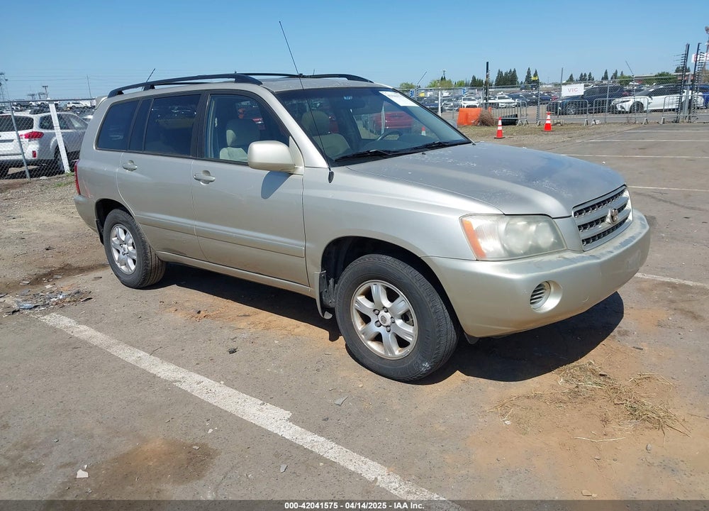 2002 TOYOTA HIGHLANDER V6 VIN: JTEGF21A020034499