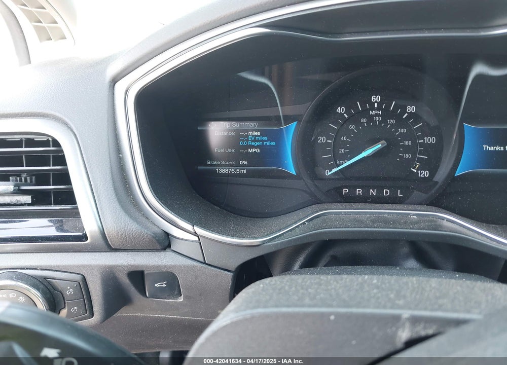 2016 FORD FUSION HYBRID SE VIN: 3FA6P0LU4GR204062