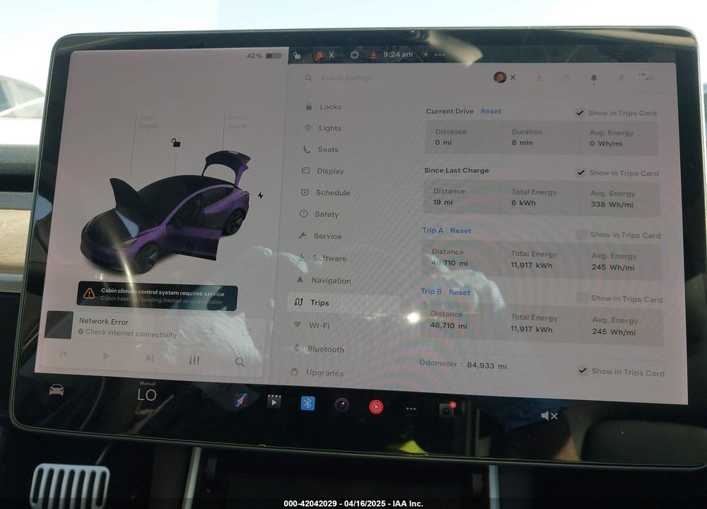 2019 TESLA MODEL 3 VIN: 5YJ3E1EAXKF412257