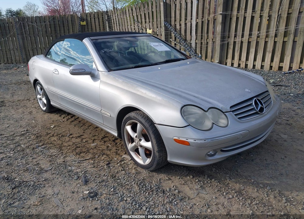 2005 MERCEDES-BENZ CLK 320 VIN: WDBTK65J05F144405