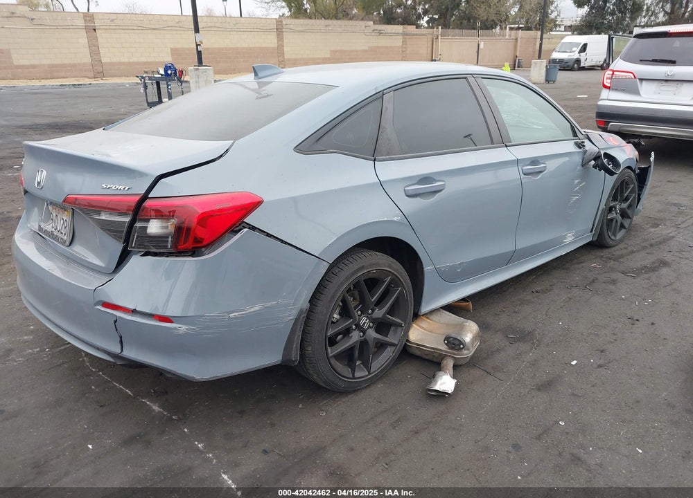 2022 HONDA CIVIC SPORT VIN: 2HGFE2F59NH538033