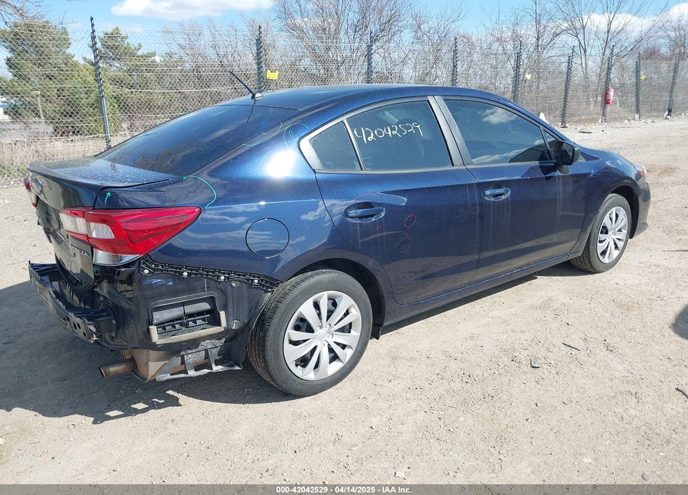 2020 SUBARU IMPREZA VIN: 4S3GKAB66L3615235