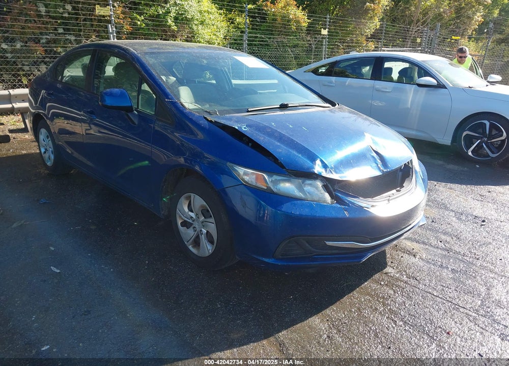 2013 HONDA CIVIC LX VIN: 2HGFB2F50DH549610