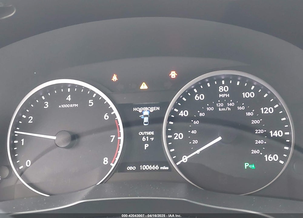 2013 LEXUS ES VIN: JTHBK1GGXD2037660