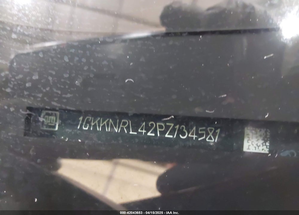 2023 GMC ACADIA VIN: 1GKKNRL42PZ134581