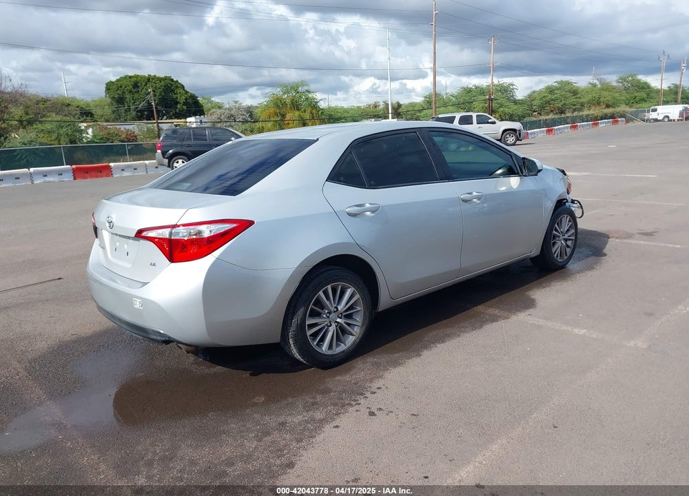 2015 TOYOTA COROLLA LE/LE PLUS/LE PREMIUM VIN: 5YFBURHE0FP314781