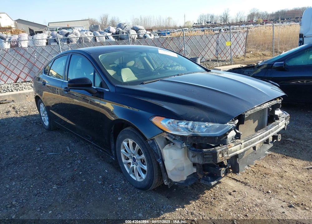 2017 FORD FUSION S VIN: 3FA6P0G72HR241293