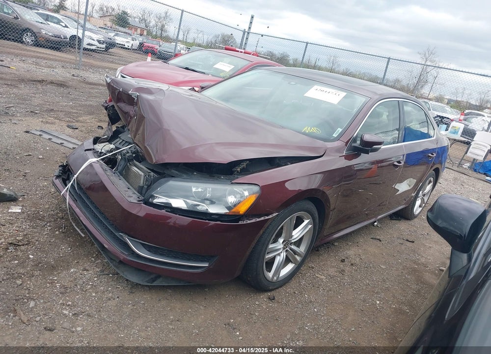 2014 VOLKSWAGEN PASSAT VIN: 1VWBN7A37EC083330