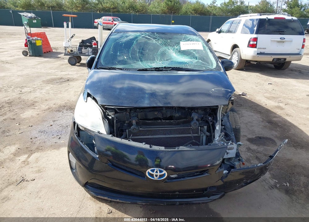 2013 TOYOTA PRIUS THREE SE VIN: JTDKN3DU6D5597849