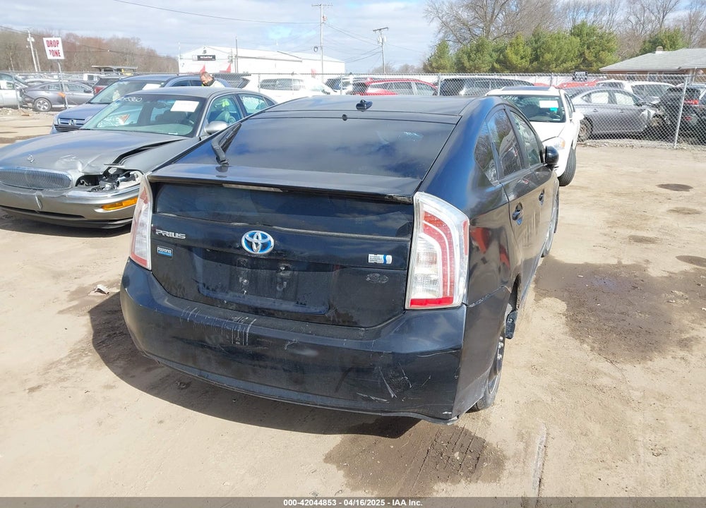 2013 TOYOTA PRIUS THREE SE VIN: JTDKN3DU6D5597849