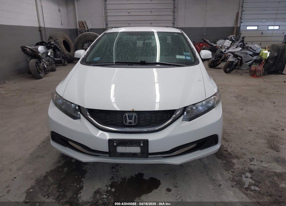 2013 HONDA CIVIC LX VIN: 19XFB2F50DE040563