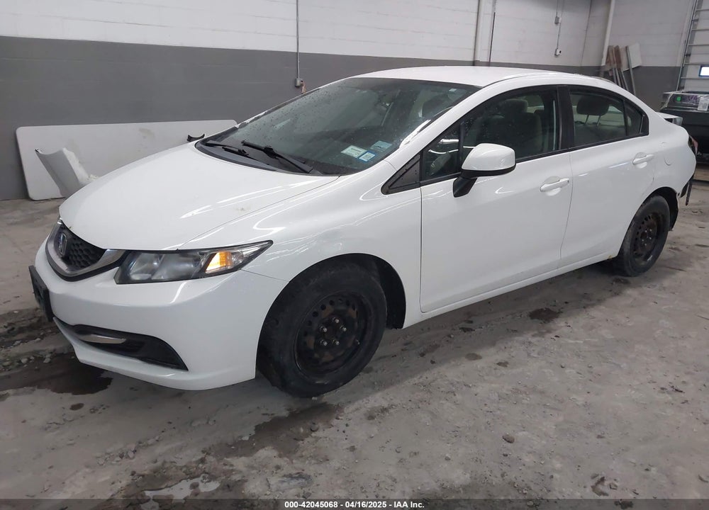 2013 HONDA CIVIC LX VIN: 19XFB2F50DE040563