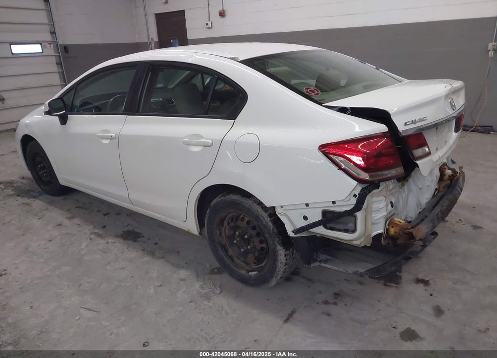 2013 HONDA CIVIC LX VIN: 19XFB2F50DE040563