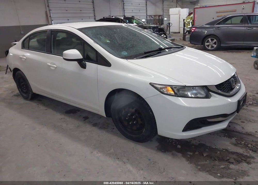 2013 HONDA CIVIC LX VIN: 19XFB2F50DE040563