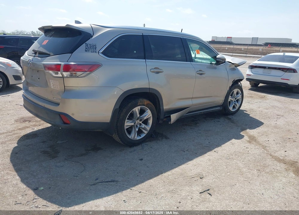 2015 TOYOTA HIGHLANDER LIMITED V6 VIN: 5TDYKRFH3FS083587