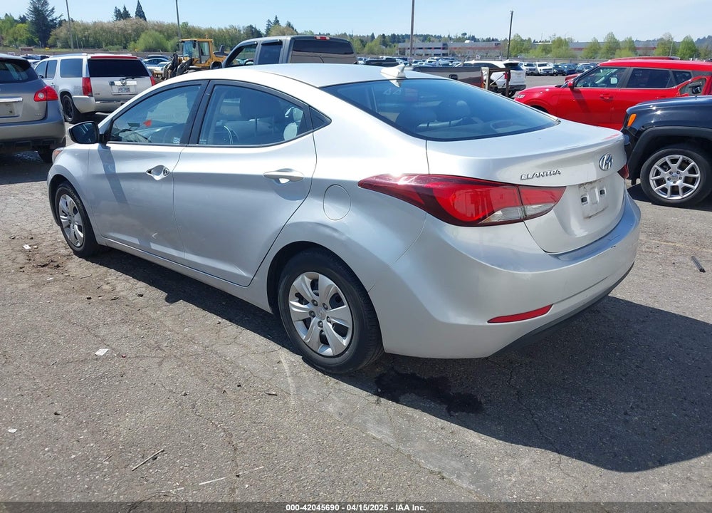 2016 HYUNDAI ELANTRA SE VIN: KMHDH4AE0GU530916