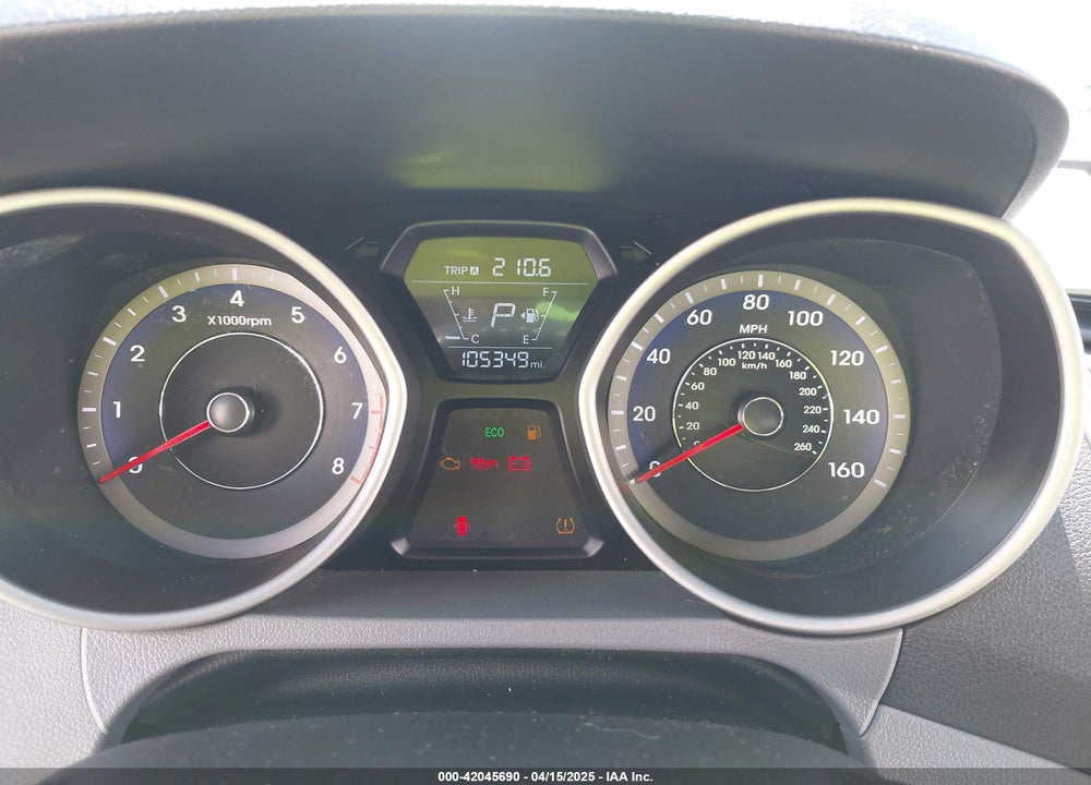 2016 HYUNDAI ELANTRA SE VIN: KMHDH4AE0GU530916