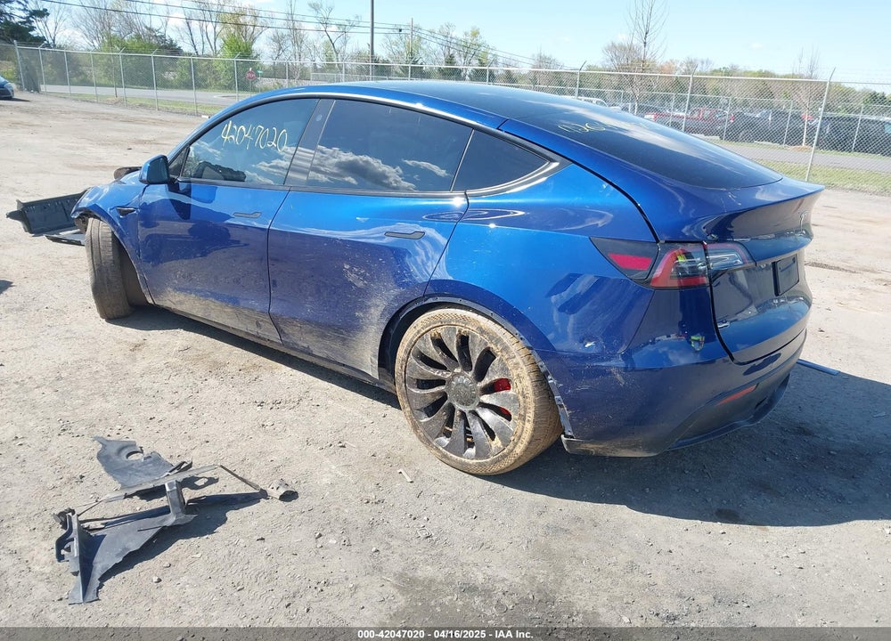 2021 TESLA MODEL Y PERFORMANCE DUAL MOTOR ALL-WHEEL DRIVE VIN: 5YJYGDEF4MF230487