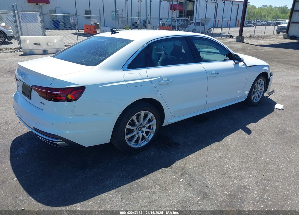 2021 AUDI A4 VIN: WAUABAF43MA054386