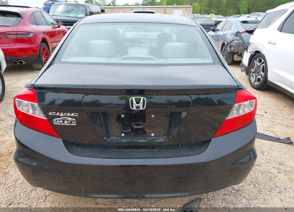 2012 HONDA CIVIC LX VIN: 2HGFB2F56CH328169