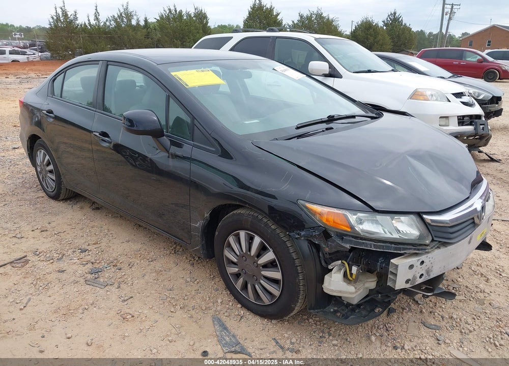 2012 HONDA CIVIC LX VIN: 2HGFB2F56CH328169