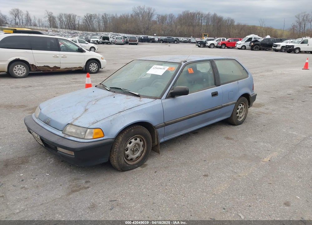 1990 HONDA CIVIC DX VIN: 2HGED6359LH549184