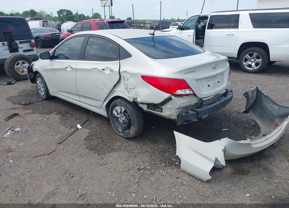 2016 HYUNDAI ACCENT SE VIN: KMHCT4AE4GU054213