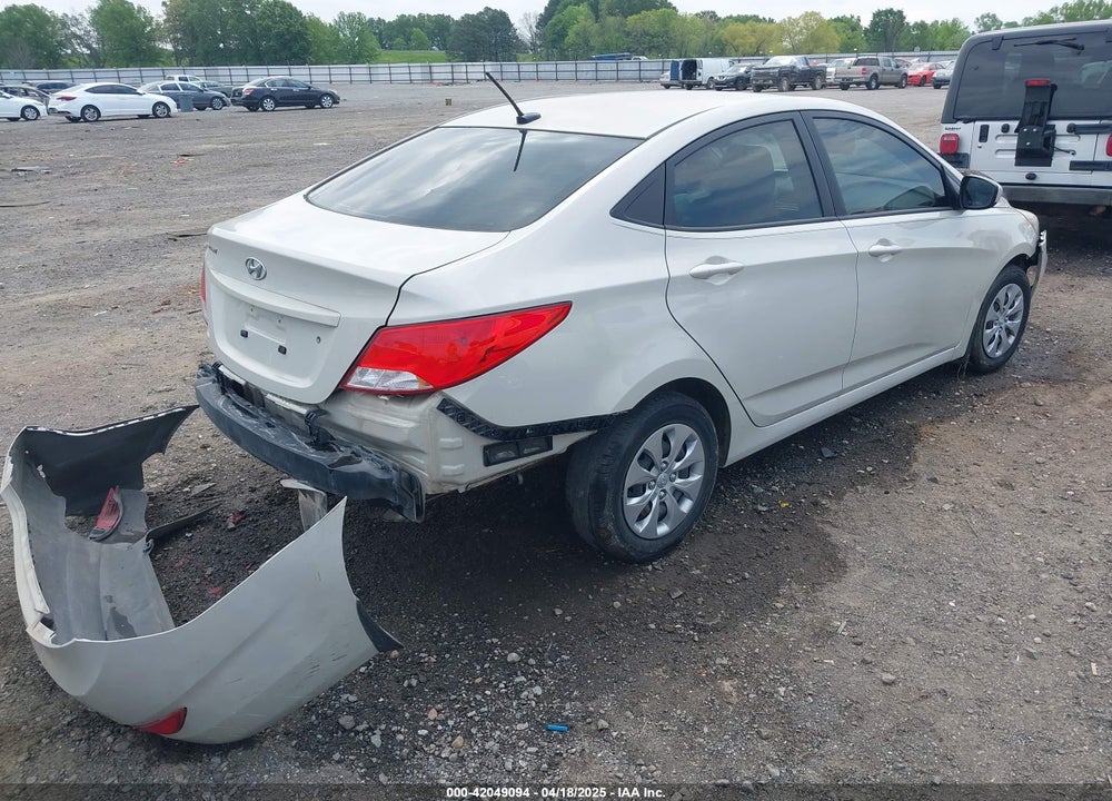 2016 HYUNDAI ACCENT SE VIN: KMHCT4AE4GU054213