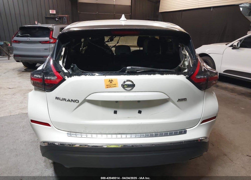 2019 NISS MURANO SL AWD VIN: 5N1AZ2MS6KN166901