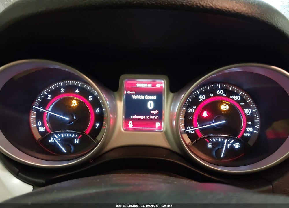 2016 DODGE JOURNEY VIN: 3C4PDDBG1GT204677