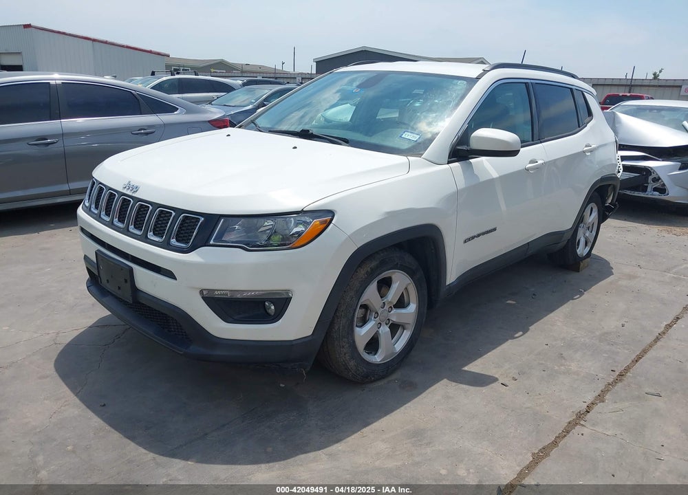 2019 JEEP COMPASS LATITUDE FWD VIN: 3C4NJCBB4KT616437