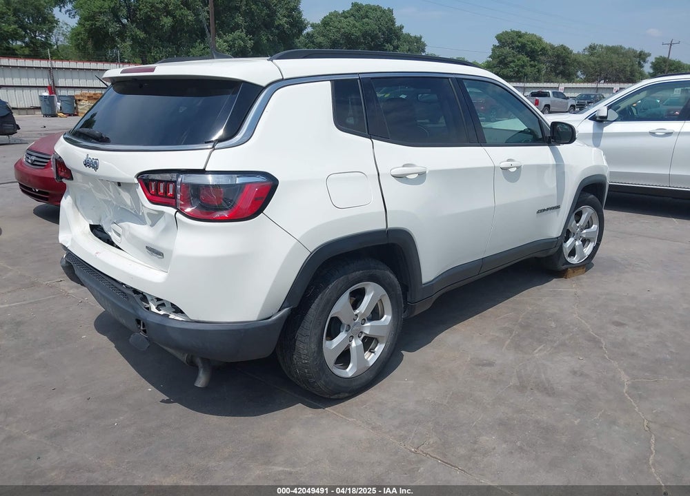 2019 JEEP COMPASS LATITUDE FWD VIN: 3C4NJCBB4KT616437