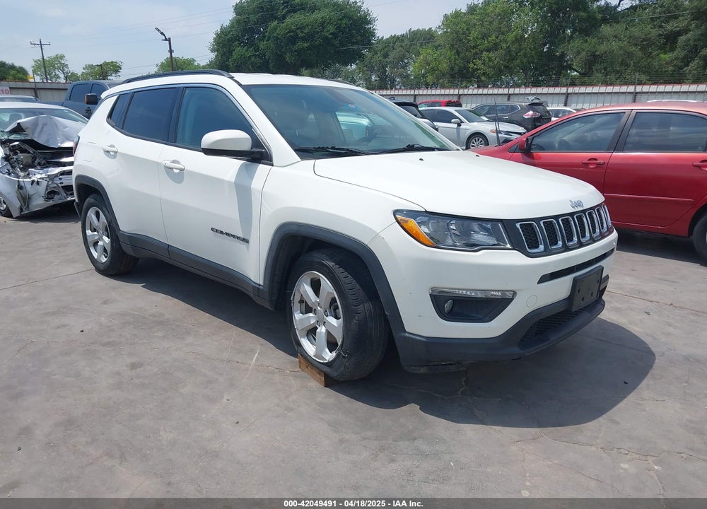 2019 JEEP COMPASS LATITUDE FWD VIN: 3C4NJCBB4KT616437