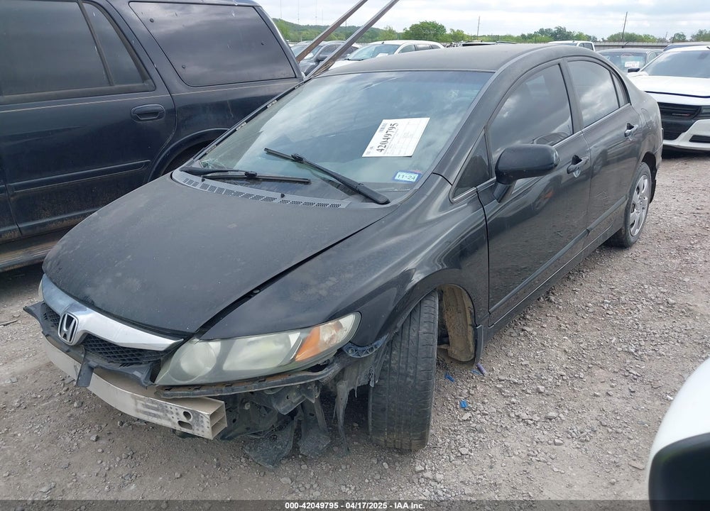2009 HONDA CIVIC LX VIN: 1HGFA165X9L019488