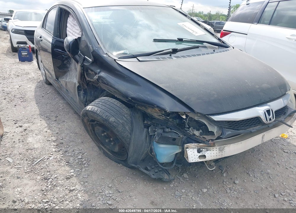 2009 HONDA CIVIC LX VIN: 1HGFA165X9L019488