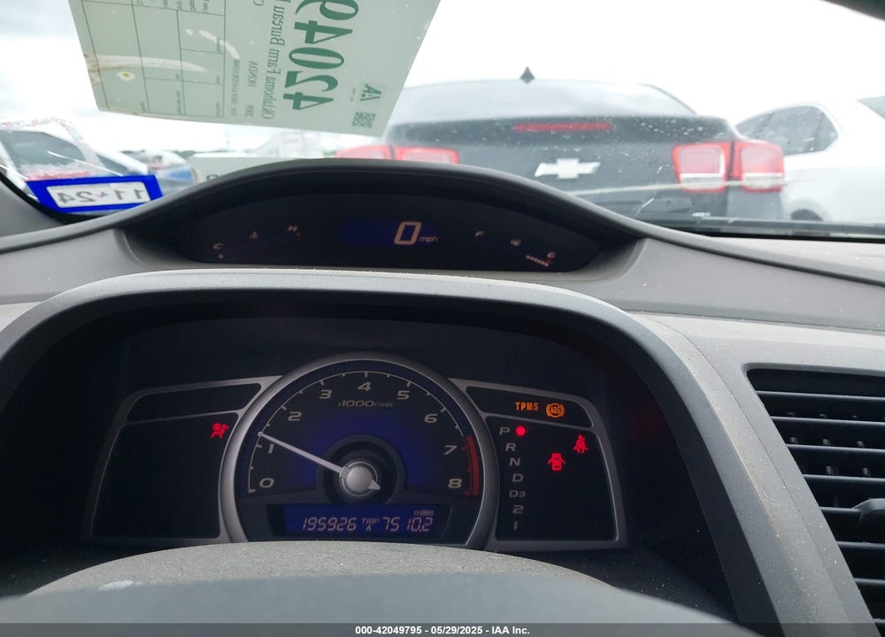 2009 HONDA CIVIC LX VIN: 1HGFA165X9L019488