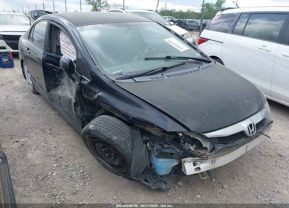 2009 HONDA CIVIC LX VIN: 1HGFA165X9L019488