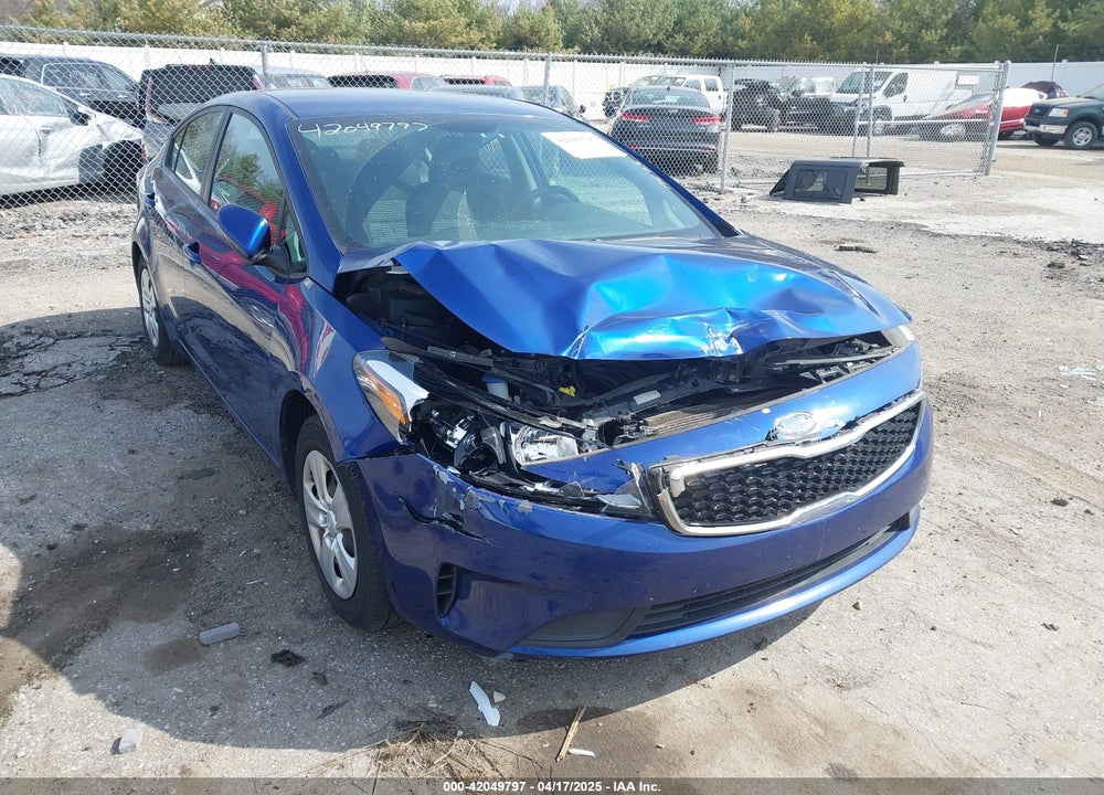2017 KIA FORTE LX VIN: 3KPFL4A77HE108669