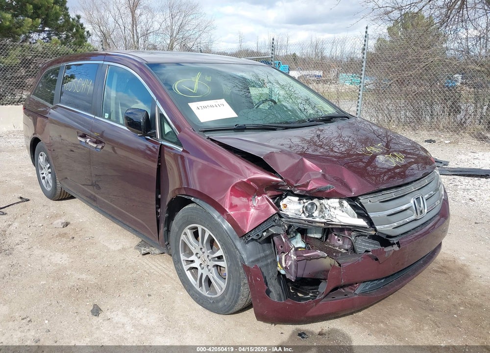 2013 HONDA ODYSSEY EX-L VIN: 5FNRL5H67DB066234