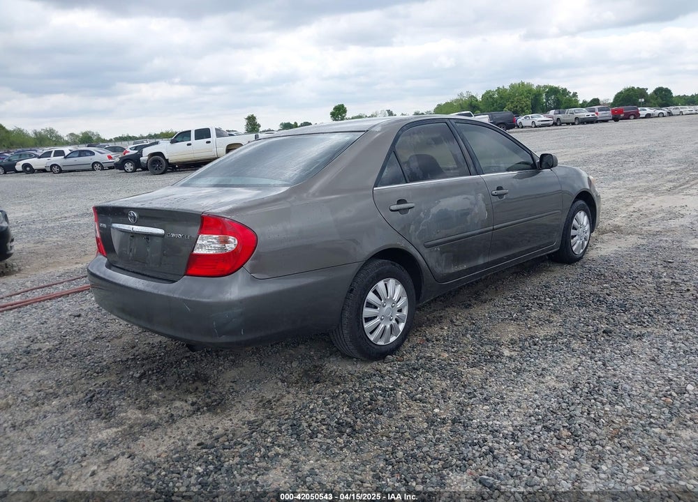 2002 TOYOTA CAMRY LE VIN: 4T1BE32K92U587008