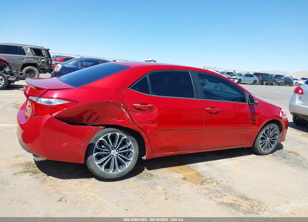 2015 TOYOTA COROLLA VIN: 2T1BURHE3FC243429