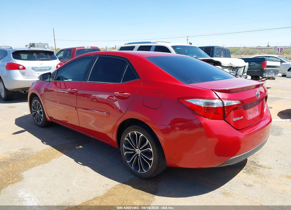 2015 TOYOTA COROLLA VIN: 2T1BURHE3FC243429