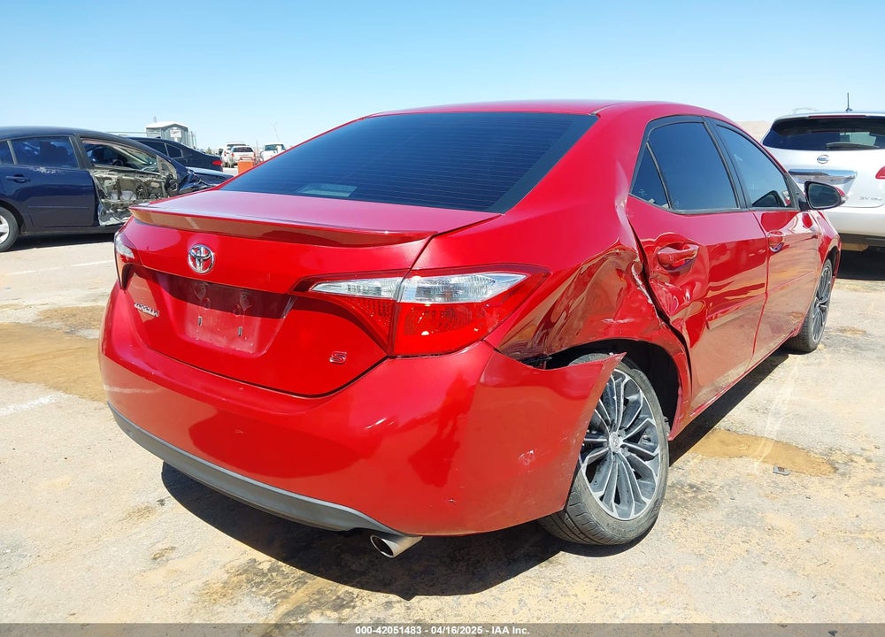 2015 TOYOTA COROLLA VIN: 2T1BURHE3FC243429