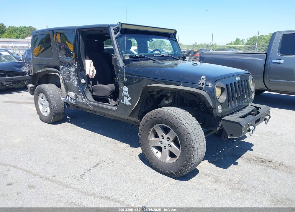 2014 JEEP WRANGLER UNLIMITED SPORT VIN: 1C4HJWDG5EL268736